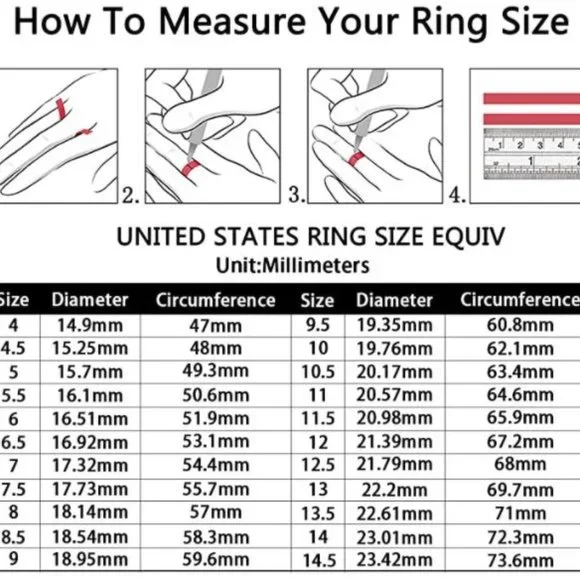 New 925 silver ring for women, size 6-9 - Picture 8 of 8